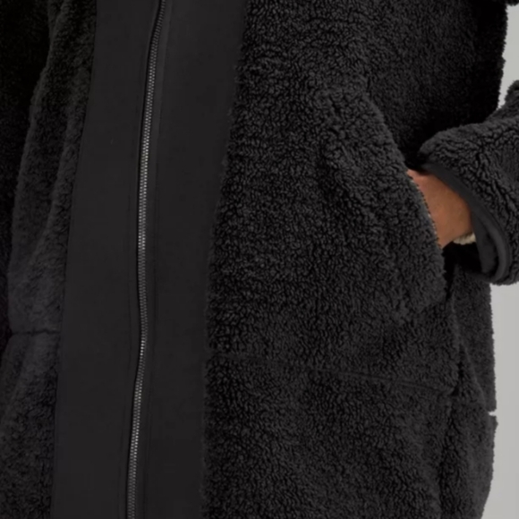 Lululemon Collarless Textured Fleece Full Zip - Picture 3 of 7